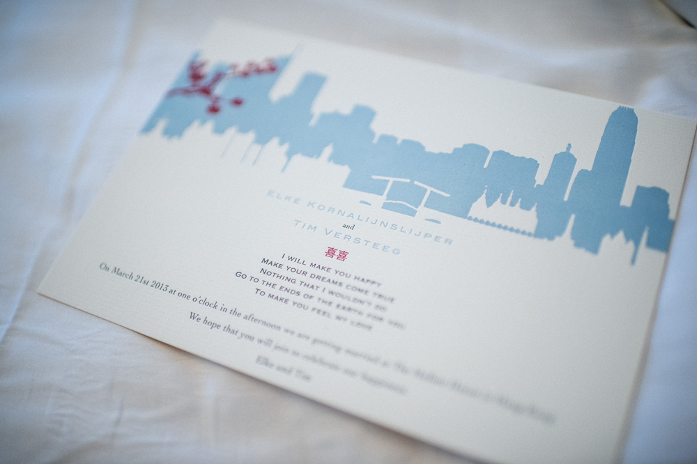 Wedding Invitation Card - Hong Kong Wedding
